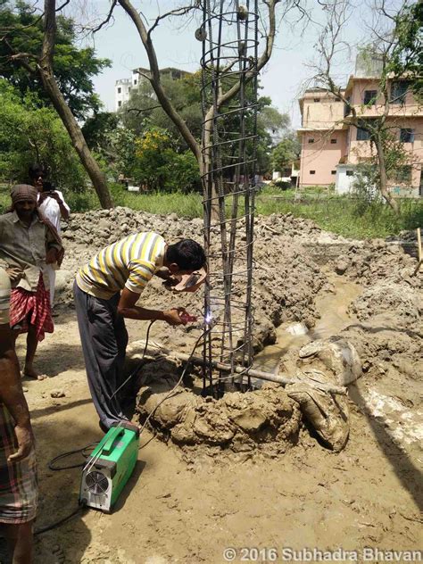 Deep Pile Foundation Construction Of Subhadra Bhavan