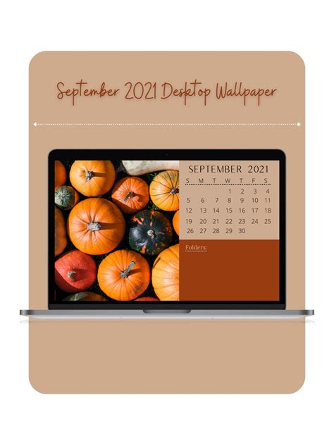 September 2021 Desktop Wallpaper Etsy