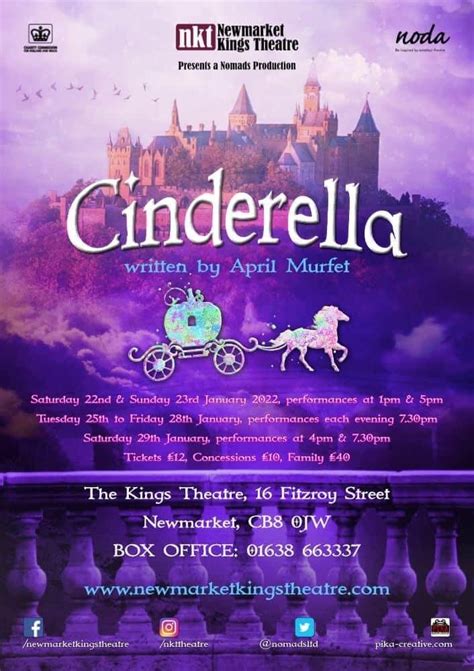 cinderella pantomime at the kings theatre newmarket discover newmarket discover newmarket