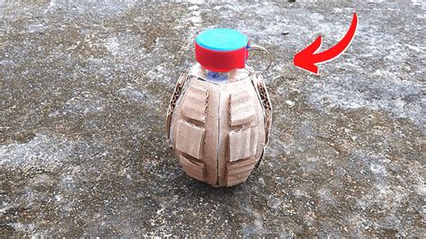 How To Make A Hand Grenade That Explodes How To Make A Hand Grenade From Cardboard Diy