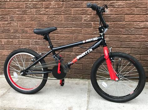 Kids Bmx X Rated Quarter Stunt Bike Black And Red Rrp £120 In St