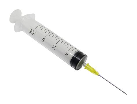 20ml Syringe With 20g Hypodermic Needle Rays Injlight — Raymed