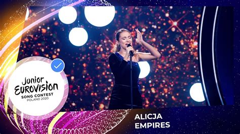 Alicja Empires Interval Act Junior Eurovision Youtube