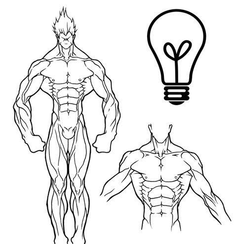 Buff guy anime muscle man drawing hd png download 1024x1440. muscle sketch by Ka-kui on DeviantArt