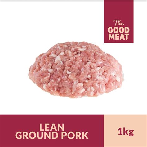 Lean Ground Pork 1kg The Good Meat
