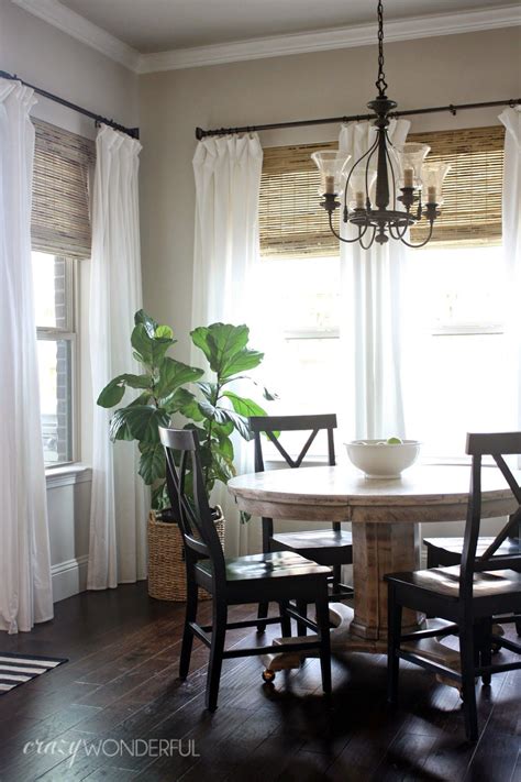 Our inspiring photos will leave you teaming with creativity. add bamboo roman shades white curtains … | Curtains living ...