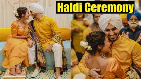 Neha Kakkar Haldi Ceremony Neha Kakkar Rohan Preet Wedding Function