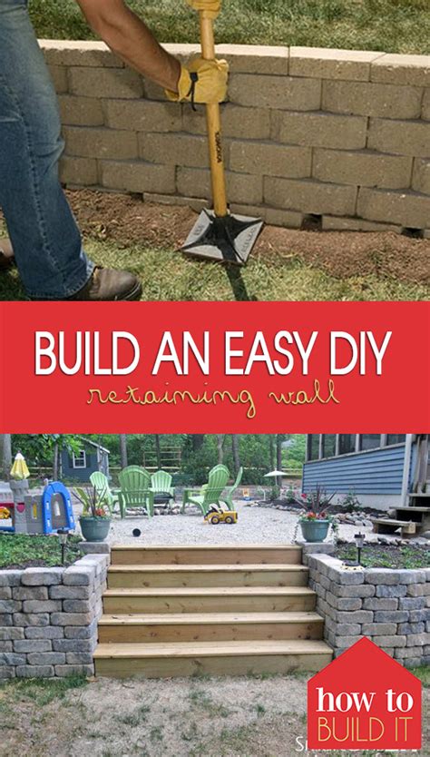 Don't underestimate yourself, but go ahead and get working on this retaining wall garden landscape project! Build an EASY DIY Retaining Wall | How To Build It