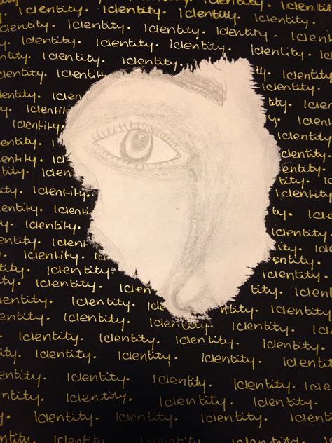 Art Identity Art Project Idea Gcse Title Page Eye Drawing