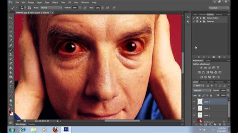 How To Make Scary Eyes In Photoshop Cs6 Youtube