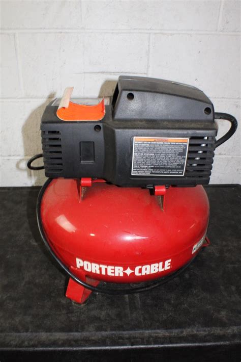 Porter Cable 6 Gal 135psi Pancake Compressor Property Room