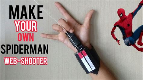 How To Make Spiderman Web Shooter Simple Web Shooter Making At Home