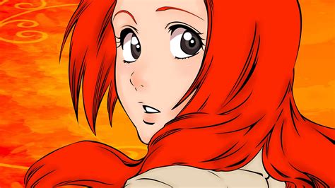 Anime Series Character Bleach Orange Hair Girl Orihime Wallpaper