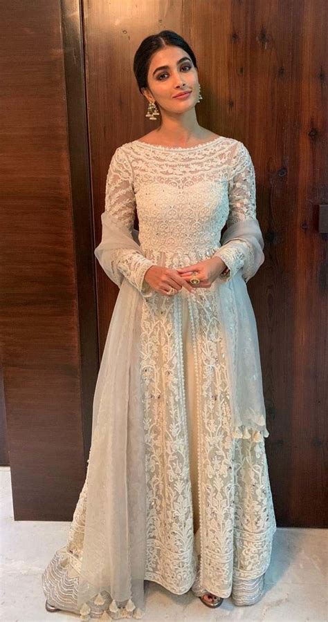 Pooja Hegde Looks Lovely In An All White Avatar Pakistani Fancy