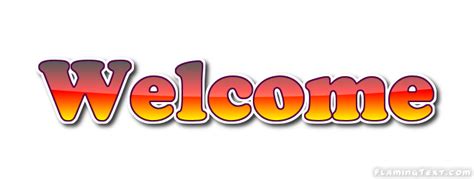 Welcome Logo Free Name Design Tool From Flaming Text