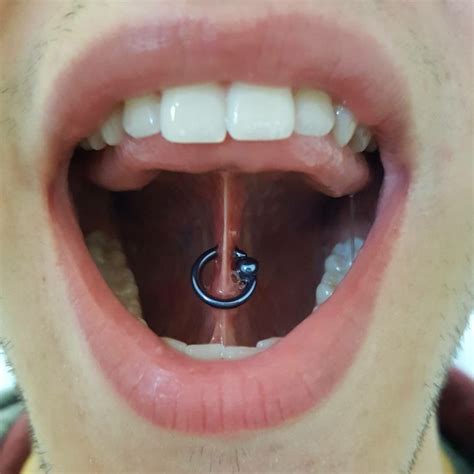 Tongue Web Piercing 47 Ideas Pain Level Healing Time Cost