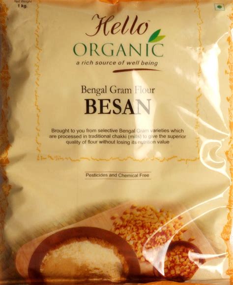 Also known as bengal gram flour, chana dal flour. Organic Bengal Gram Flour Besan (Bengal Gram Flour Besan)