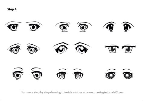 How To Draw Anime Eyes Female Step By Step Step Eye Shoujo Manga Tutorial Eyes Saviroosje