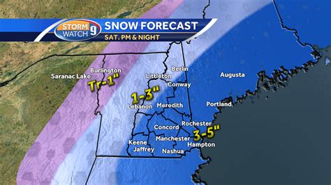 First Widespread Snowfall Of Season Expected This Weekend