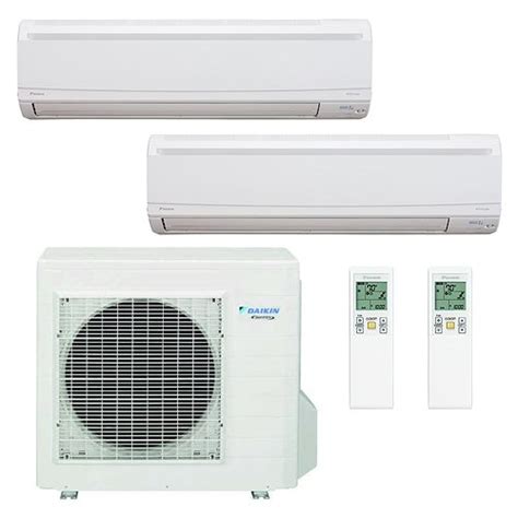 This unit houses important components of the air conditioner like the compressor, condenser coil and also the expansion coil or capillary tubing. Daikin 2 Zones 18,000 BTU 220V/18 SEER/High Efficient ...
