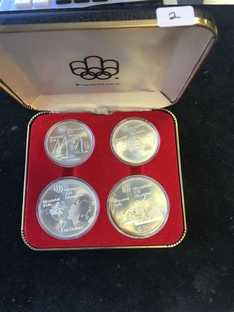 1976 Montreal Olympic Custom Coin Set Series 142oz Silver
