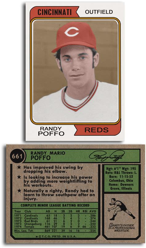 Randy Savage Macho Man Randy Savages Baseball Card As An Outfielder