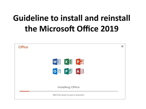Guidelines To Install And Reinstall The Microsoft Office 2019 By Allie