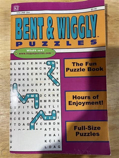 Kappa Circle A Word Puzzles Bent And Wiggly Volume 204 3917742972