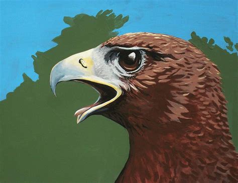 Golden Eagle Painting By David Larcom Fine Art America