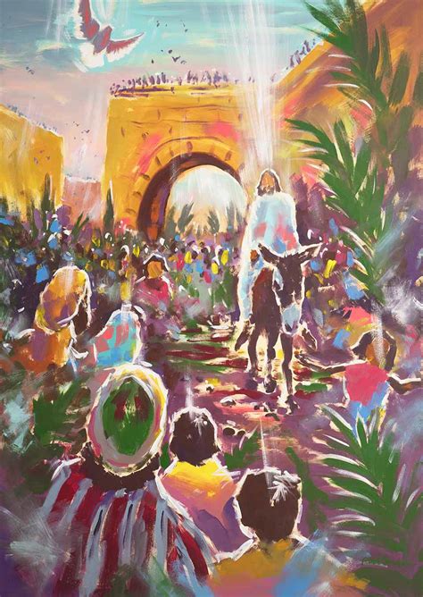 Triumphal Entry Into Jerusalem Limited Edition Giclee Print