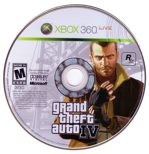 Grand Theft Auto Iv Cover Or Packaging Material Mobygames