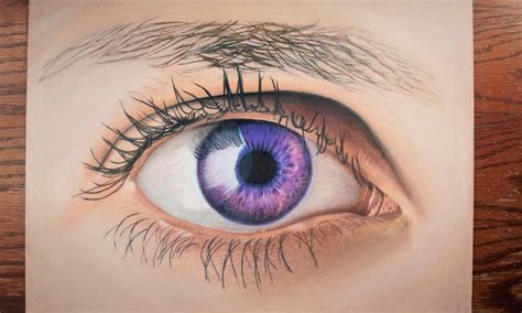 How To Draw A Realistic Eye With Colored Pencils Images And Photos Finder