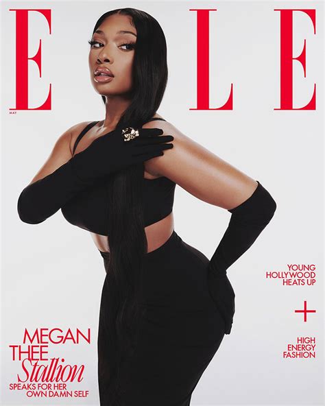 Megan Thee Stallion Covers ELLE Magazine May Issue