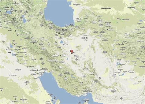 Iran Map And Iran Satellite Images