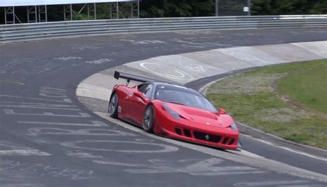 Ferrari Crash At Nurburgring See 458 Race Car Lose It At 140 Mph Video