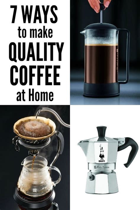 To make a flavored latte, simple add a couple tablespoons of flavored syrup to a mug. 7 Ways to Make Quality Coffee at Home | Coffee brewing ...