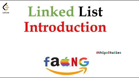 Linked List Introduction In Data Structure Algorithm YouTube