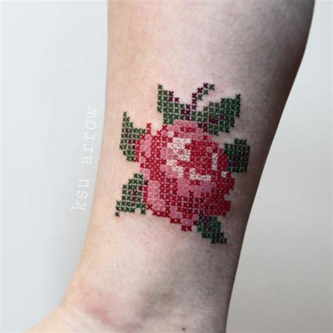 Updated 45 Artistic Cross Stitch Tattoos August 2020