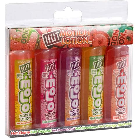 hot motion lotion 5 bottle pack 1 ounce each