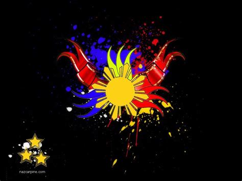 Tribal Wallpaper Pinoy Flag Philippine Flag Themed