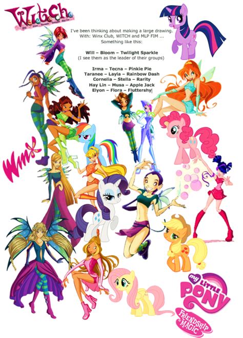Witch Winx Club And My Little Pony By Ellepelle On Deviantart