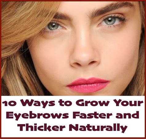 Effective Home Remedies To Grow Thicker Eyebrows Beauty And Blush
