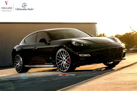 PORSCHE PANAMERA GTS l VELLANO WHEELS VM05 MONOBLOCK 22 INCH