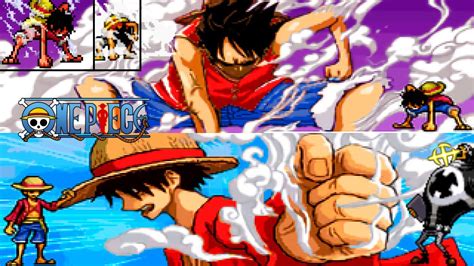 Evolution Of Luffys Gear Second In One Piece Games Mugen Youtube