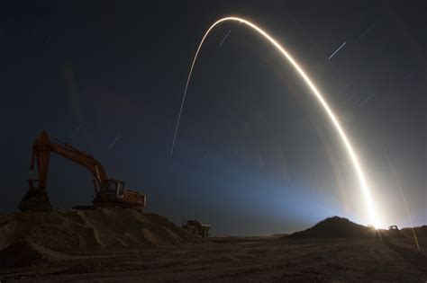 Stunning Nasa Photo Shows Night Rocket Launch Into Space Space