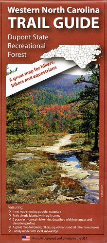 Dupont State Recreational Forest Trail Guide Pisgah Map Company