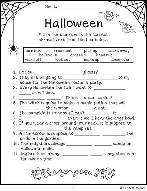 Halloween Reading Comprehension Pdf Thekidsworksheet