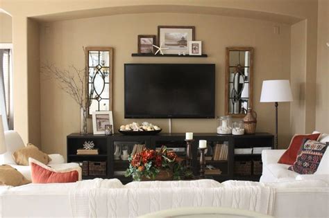 adorable tv wall decor ideas living room entertainment center