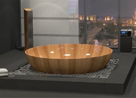 Like a simpler version of a hot tub, a wooden bathtub. Wooden Bathtubs for Modern Interior Design and Luxury ...