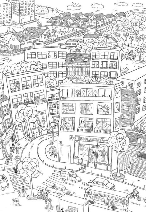 Building coloring pages > skyscraper coloring pages > city coloring page. City Coloring Pages - Best Coloring Pages For Kids
